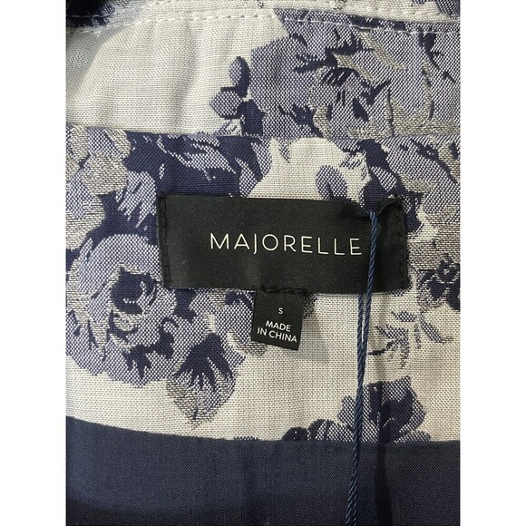 MAJORELLE Floral Donnie Mini Blazer Dress Size Small Blue NEW Party Garden - Picture 3 of 12